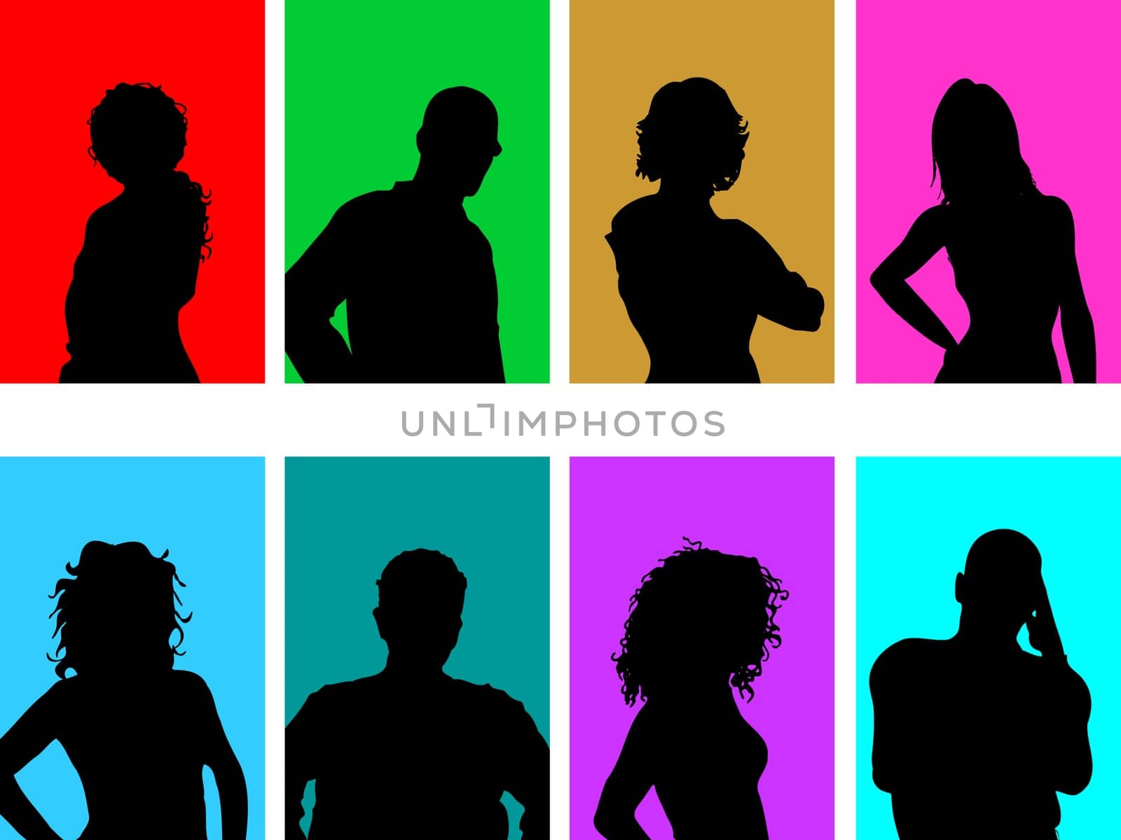 Avatar silhouettes
