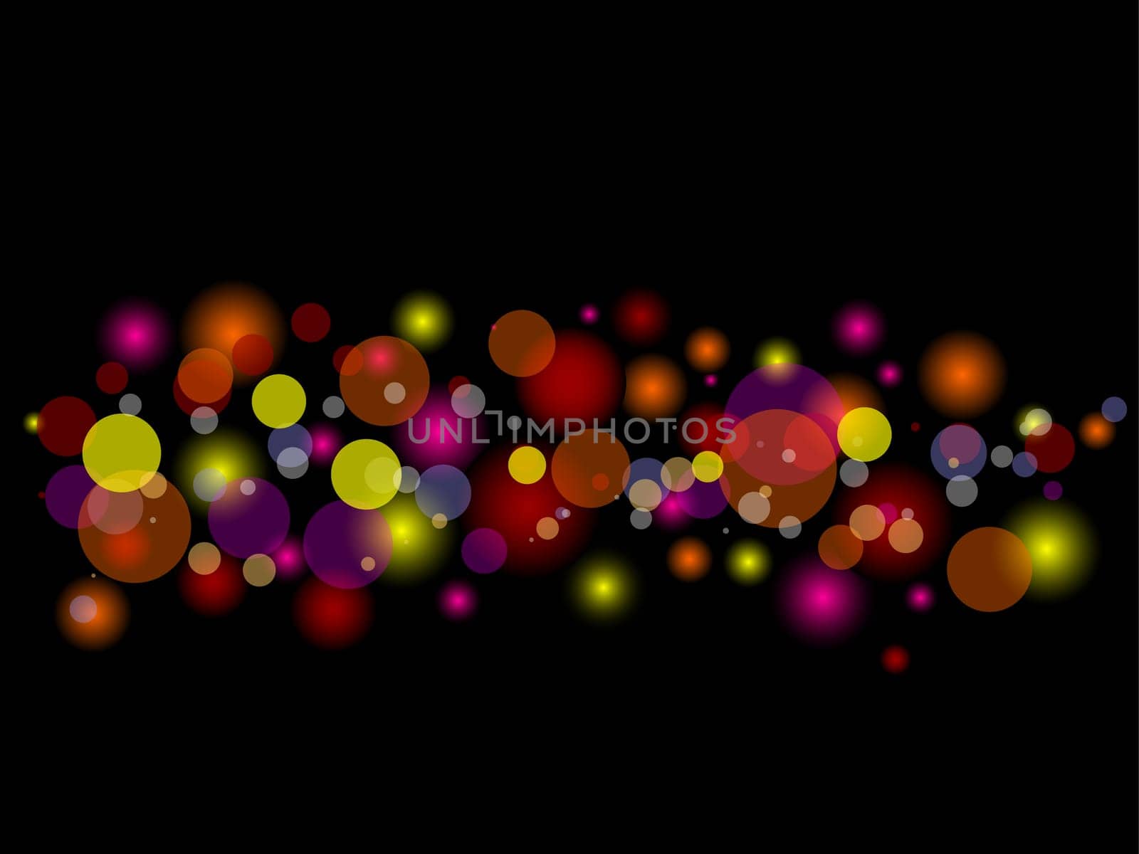 Abstract background with blurred lights effect