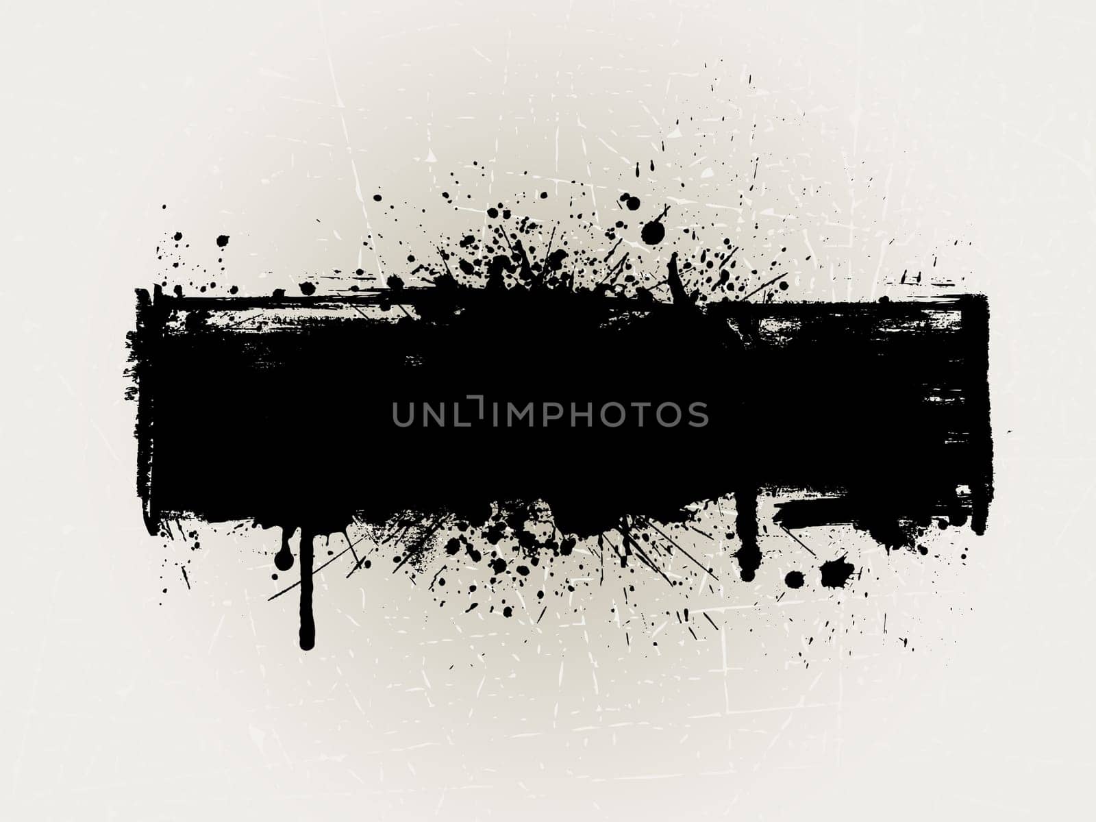 Grunge background with splats and drips