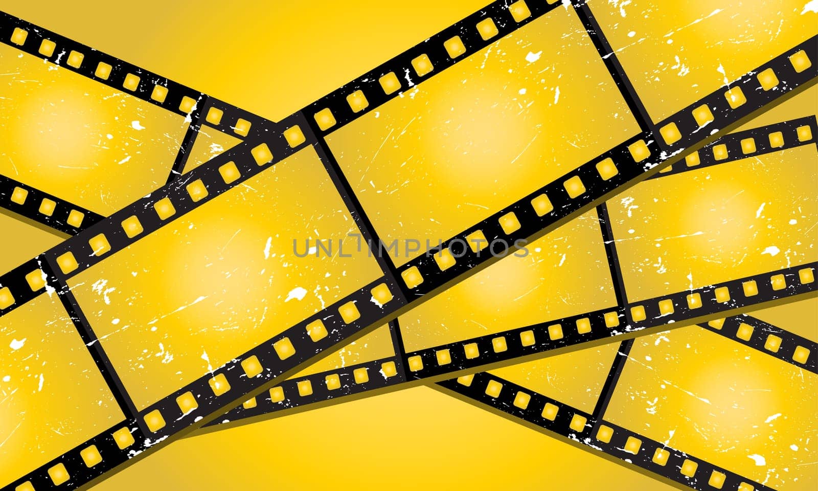 Grunge style filmstrip backgrounds