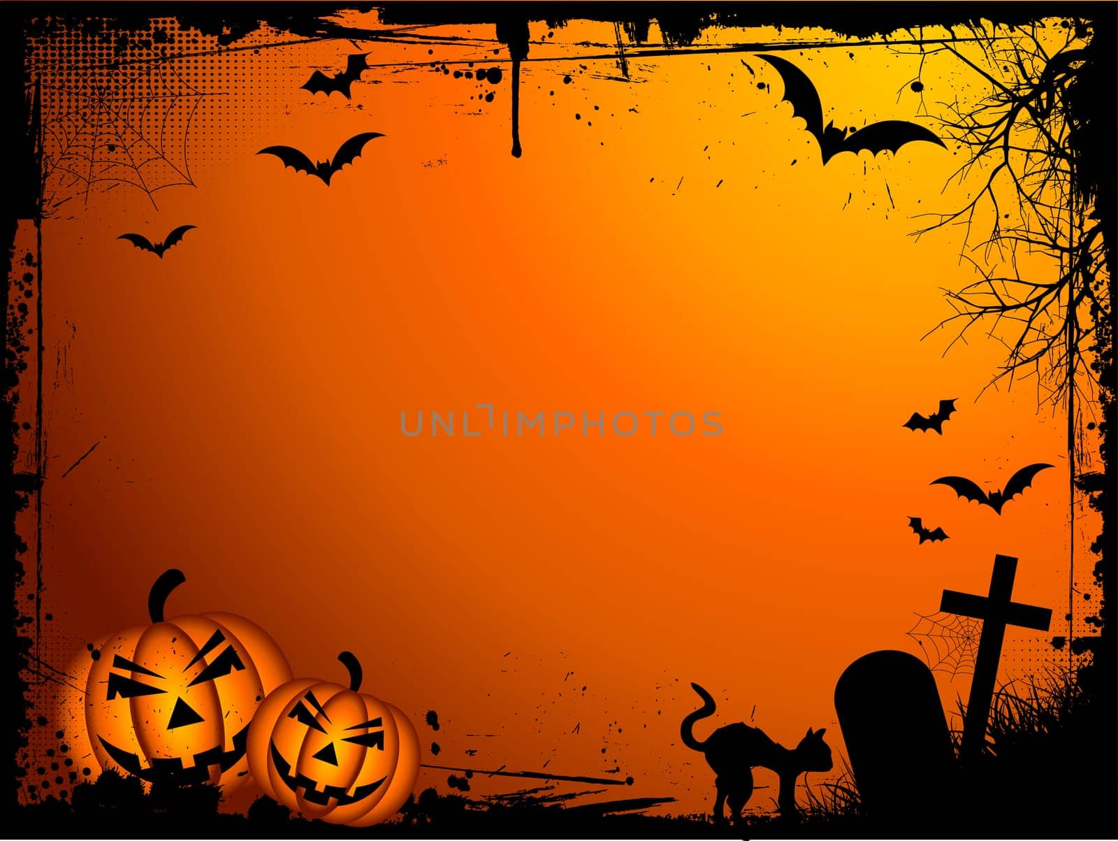 Grunge Halloween background