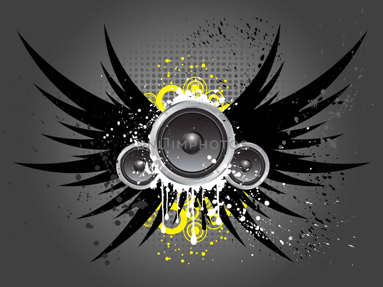 Grunge style music background