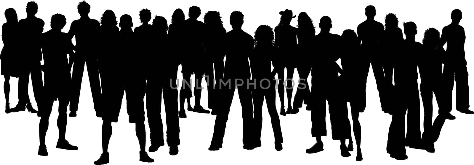 Large crowd of people