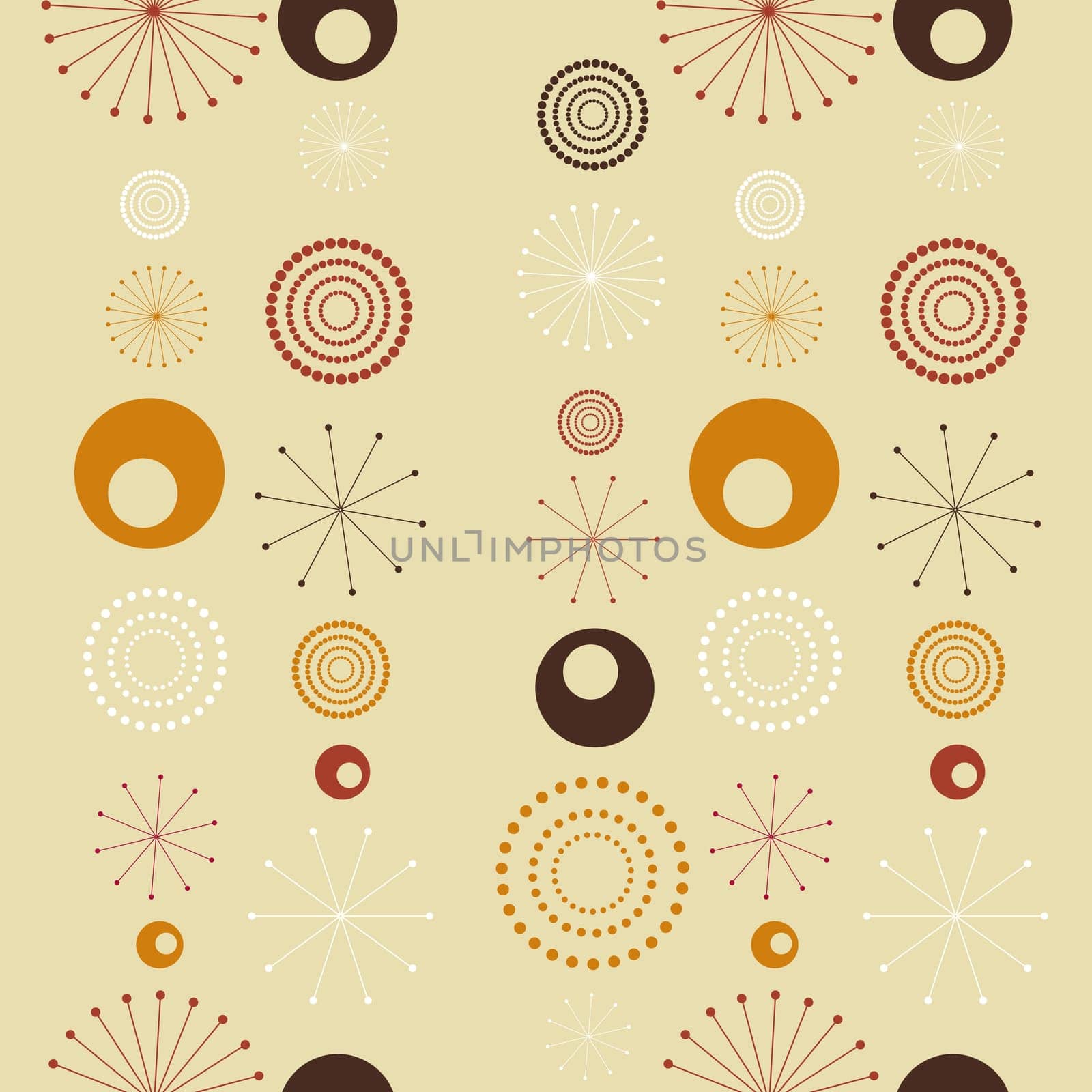 Seamless tile retro pattern