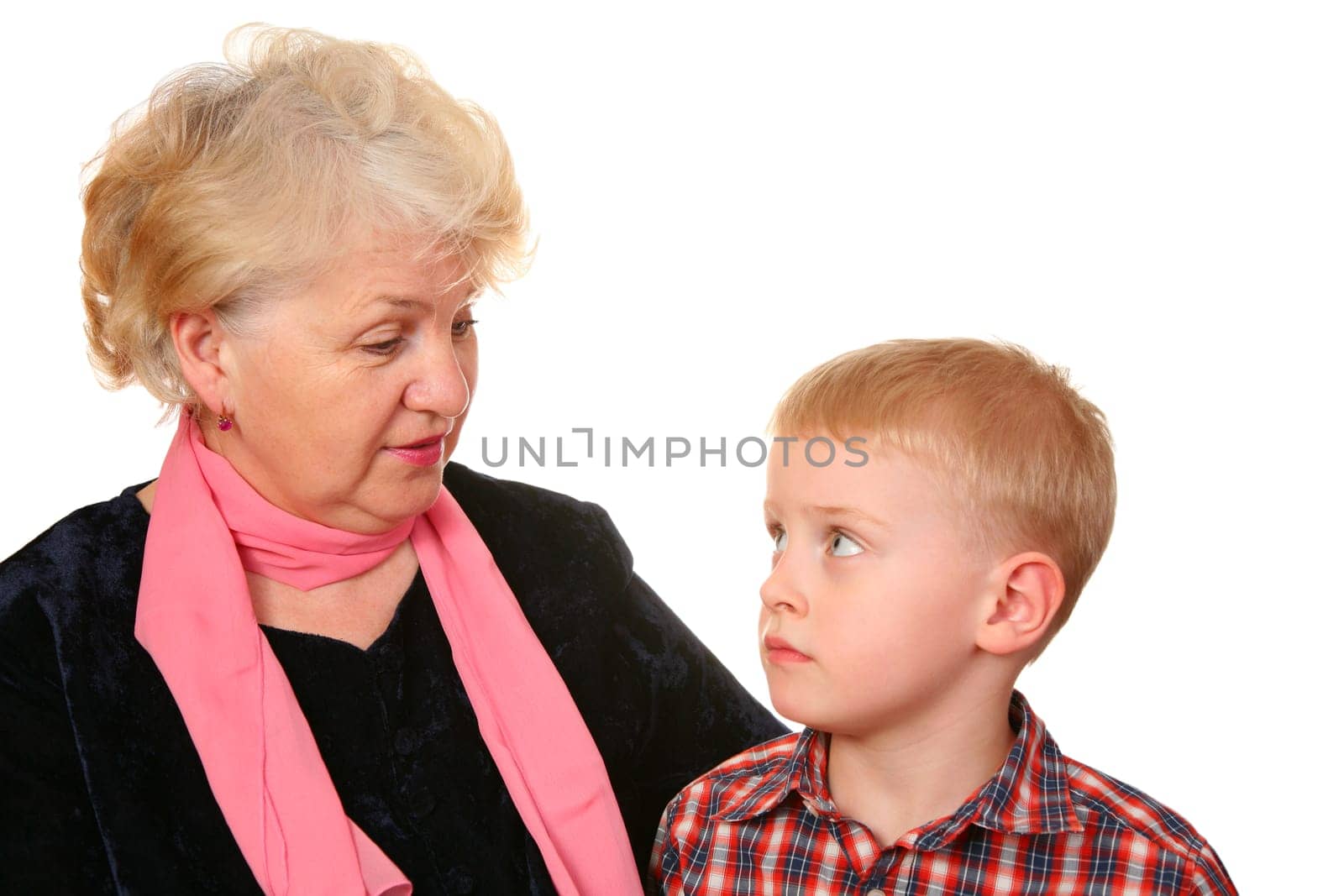grandmother with grandchild