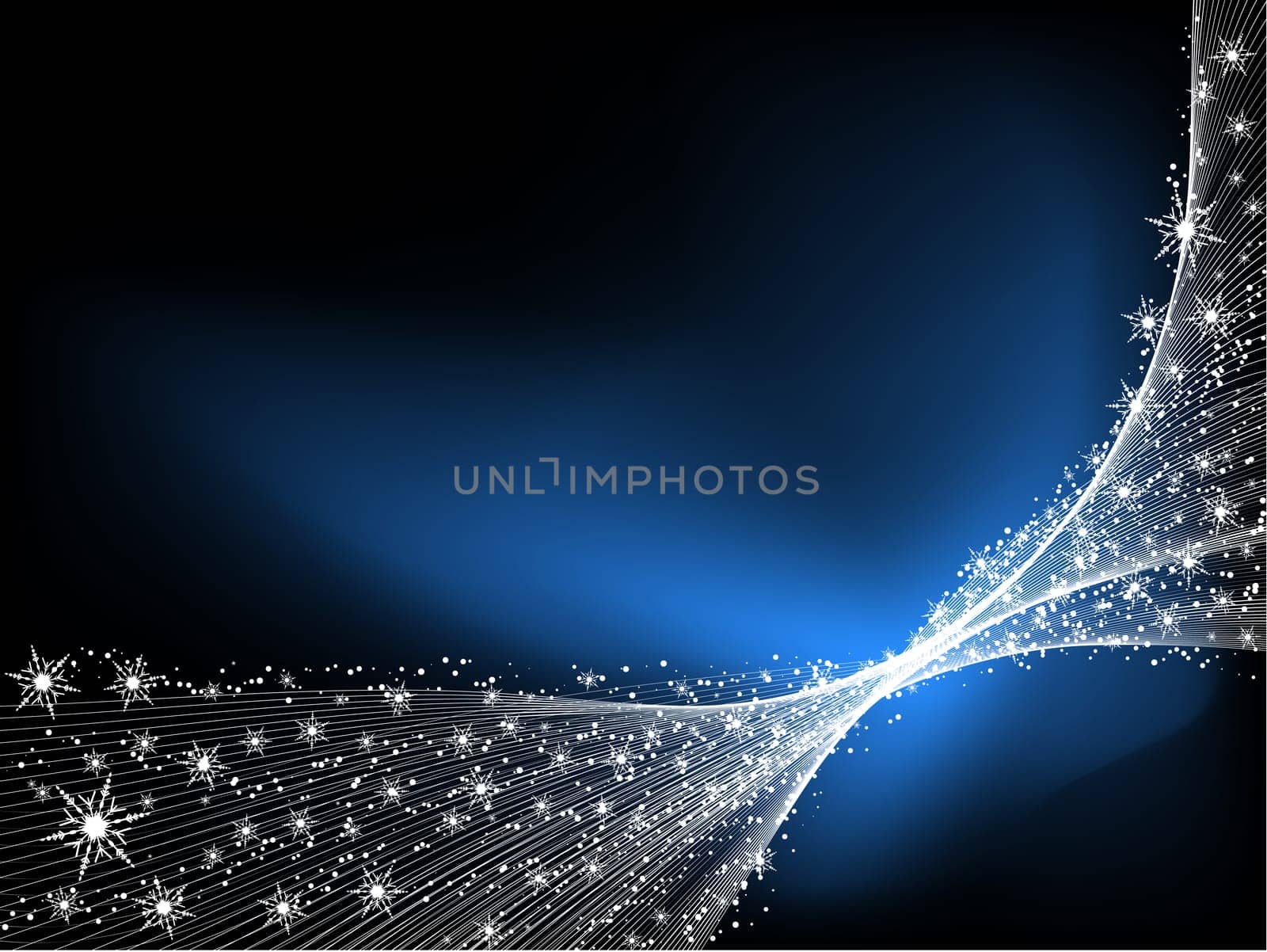 Decorative snowflake background