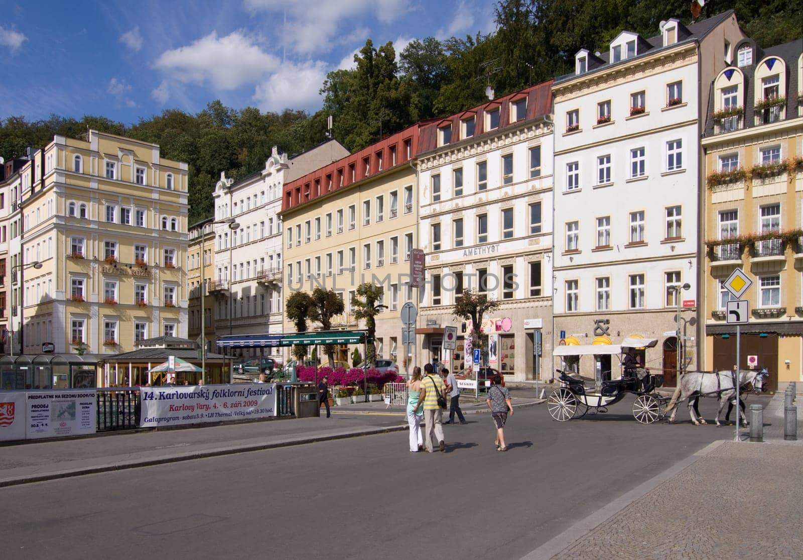 Karlovy Vary facades