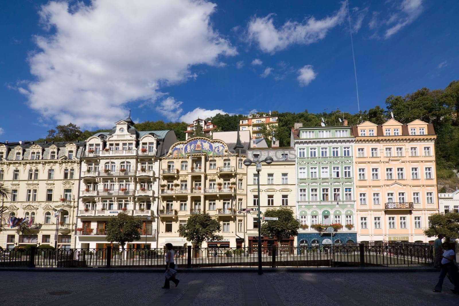 Karlovy Vary house façade