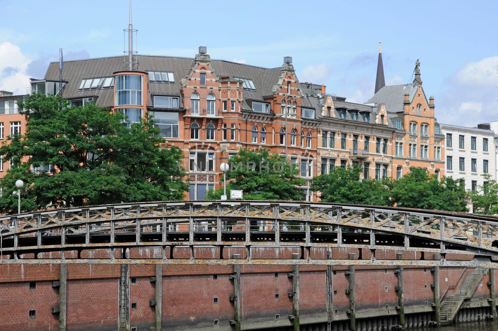 Bridge near the Speicherstadt in Hamburg