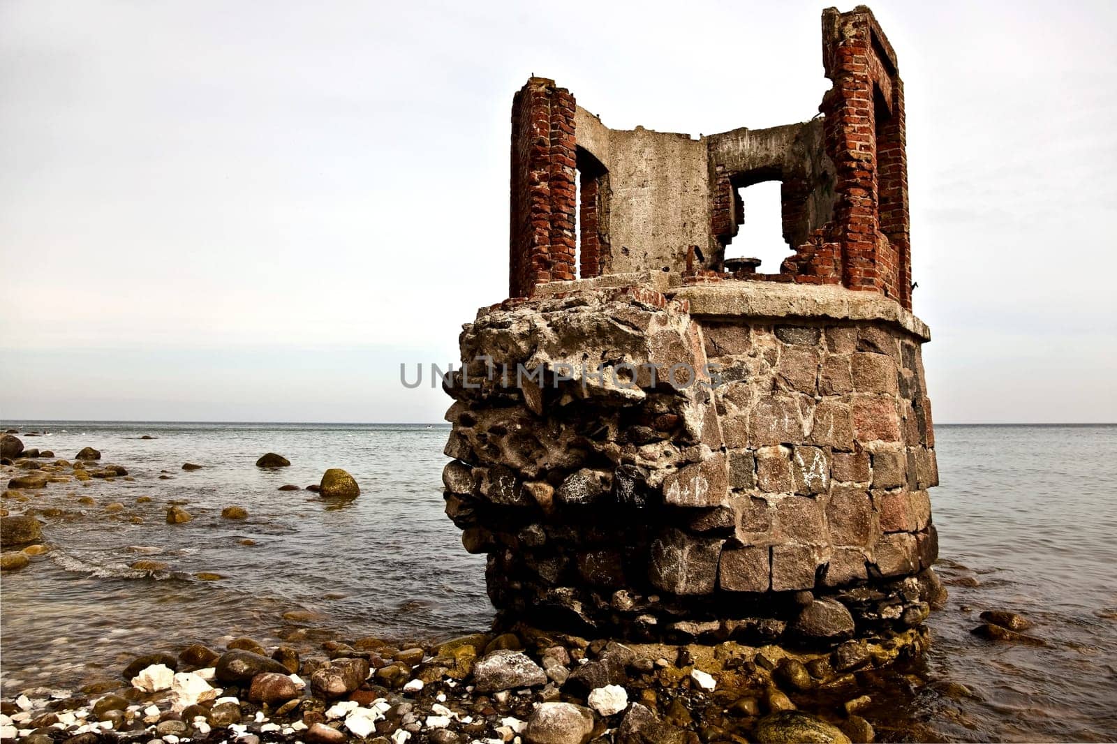 Ruin in front of Cape Arkona