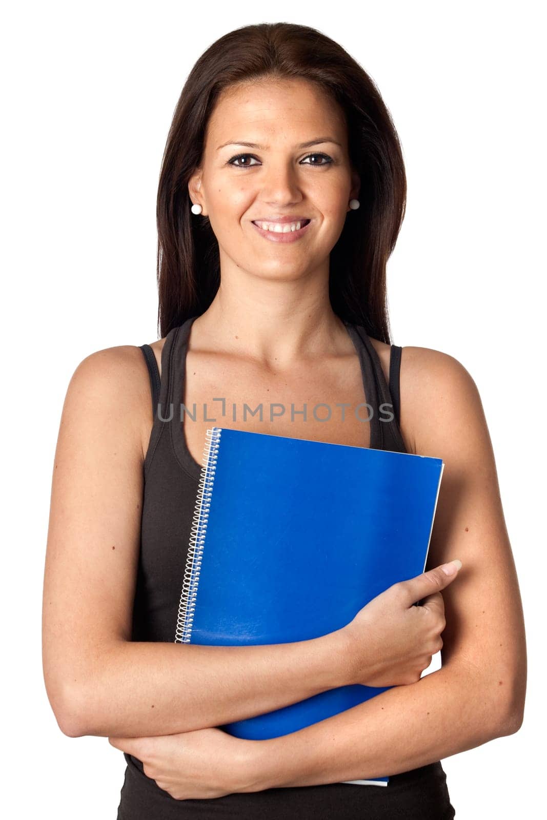 Happy student girl