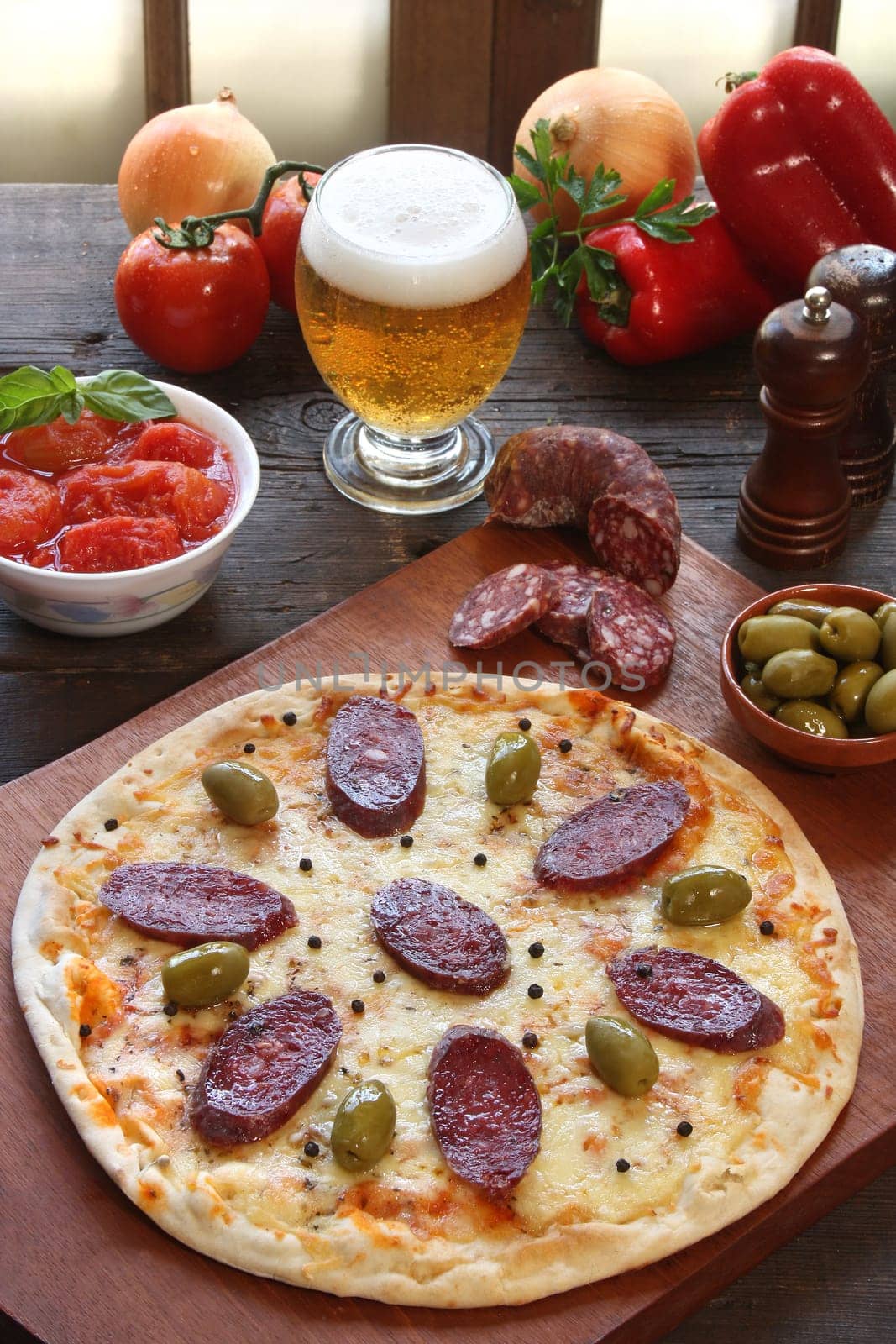 Pepperoni pizza