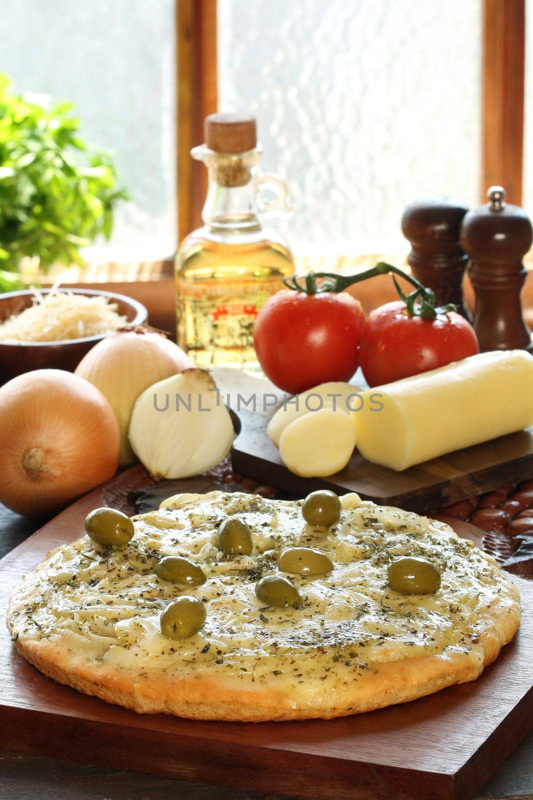 Onions pizza