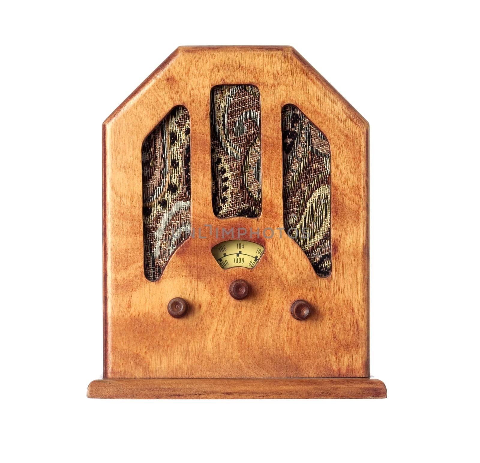 Beautiful old wooden radio