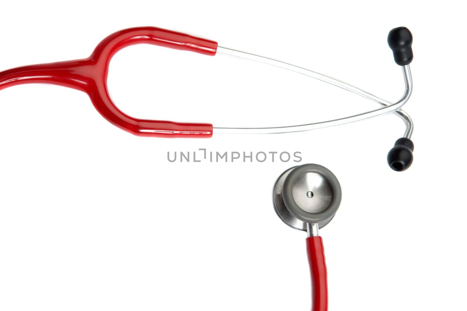 Red stethoscope