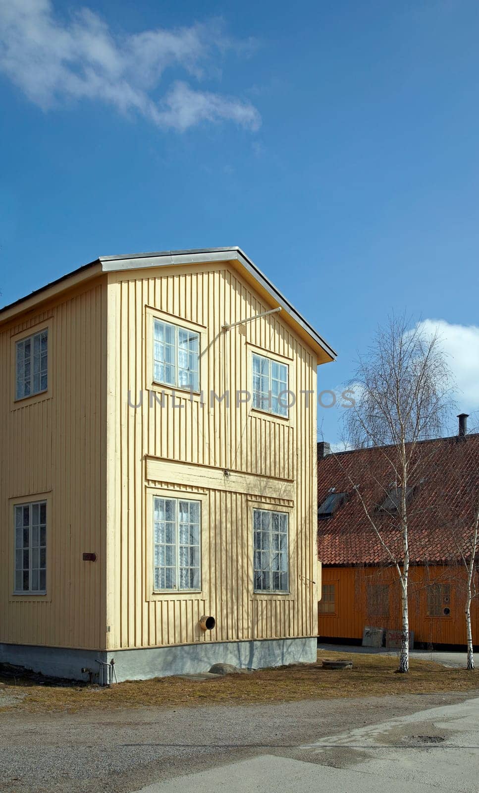 Yellow Swedish House,Stockholm