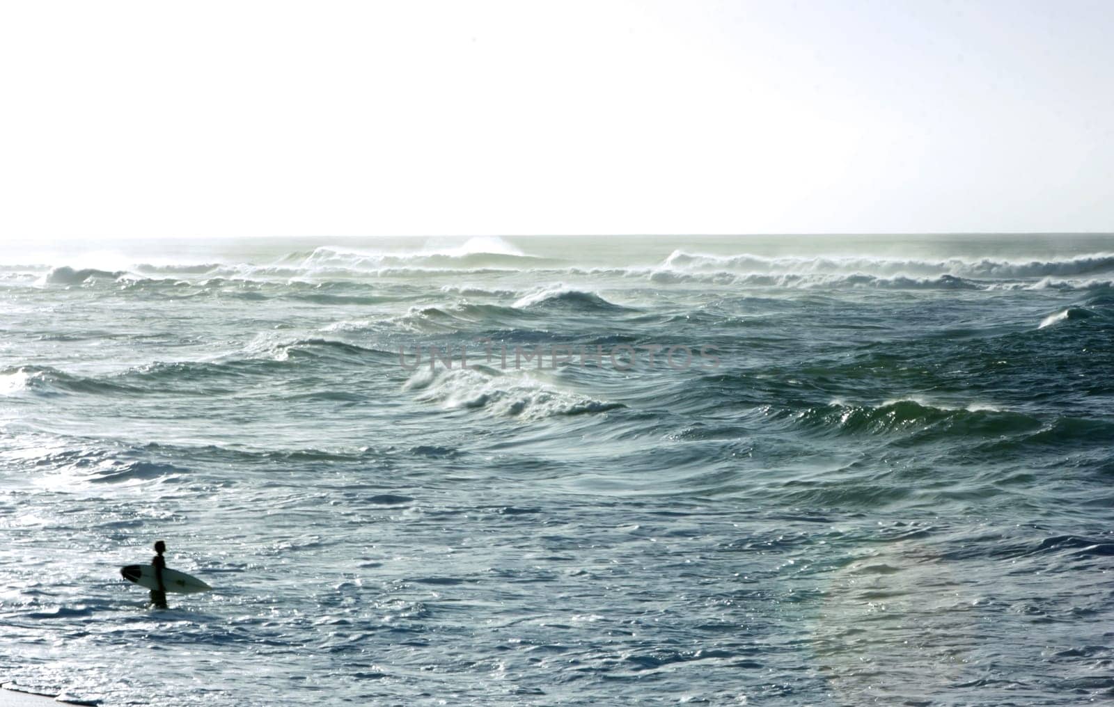 Lonely surfer