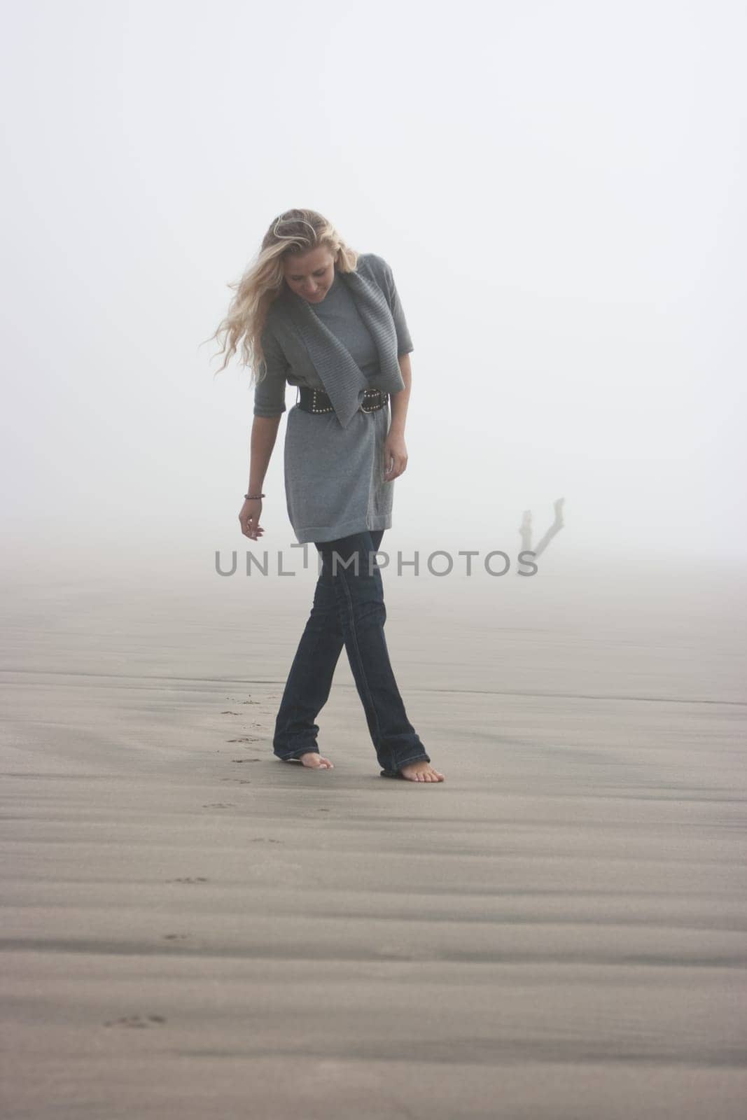 Walking in fog