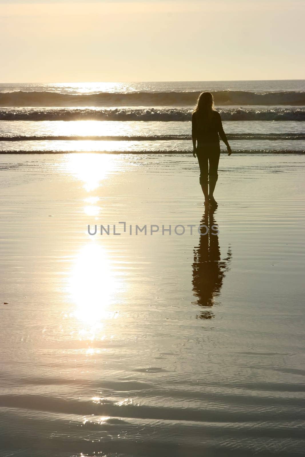 Silhouette at sunset
