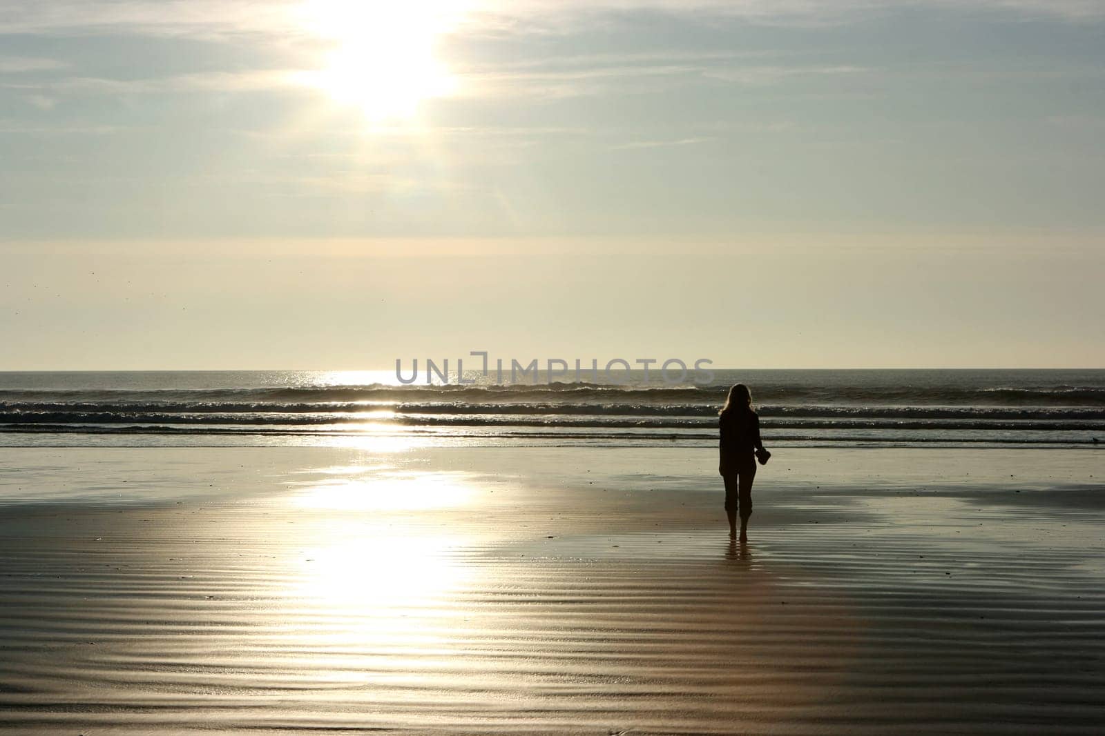 Silhouette at sunset