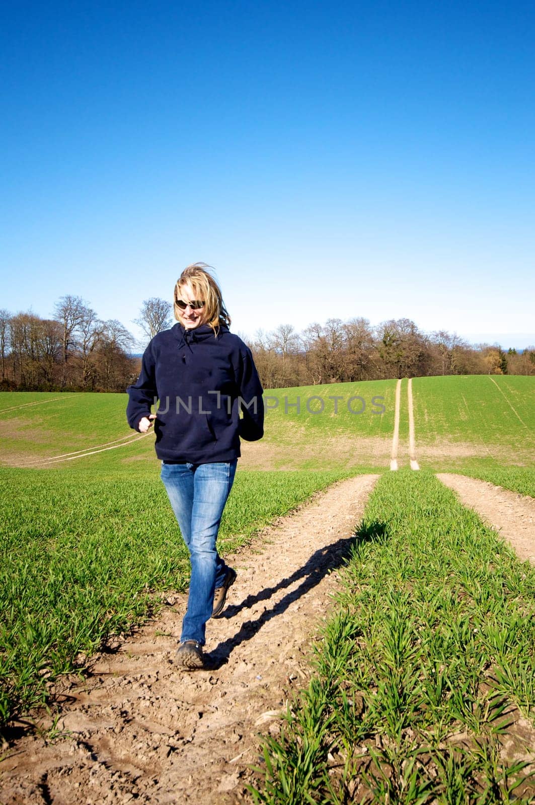Walking in der Natur