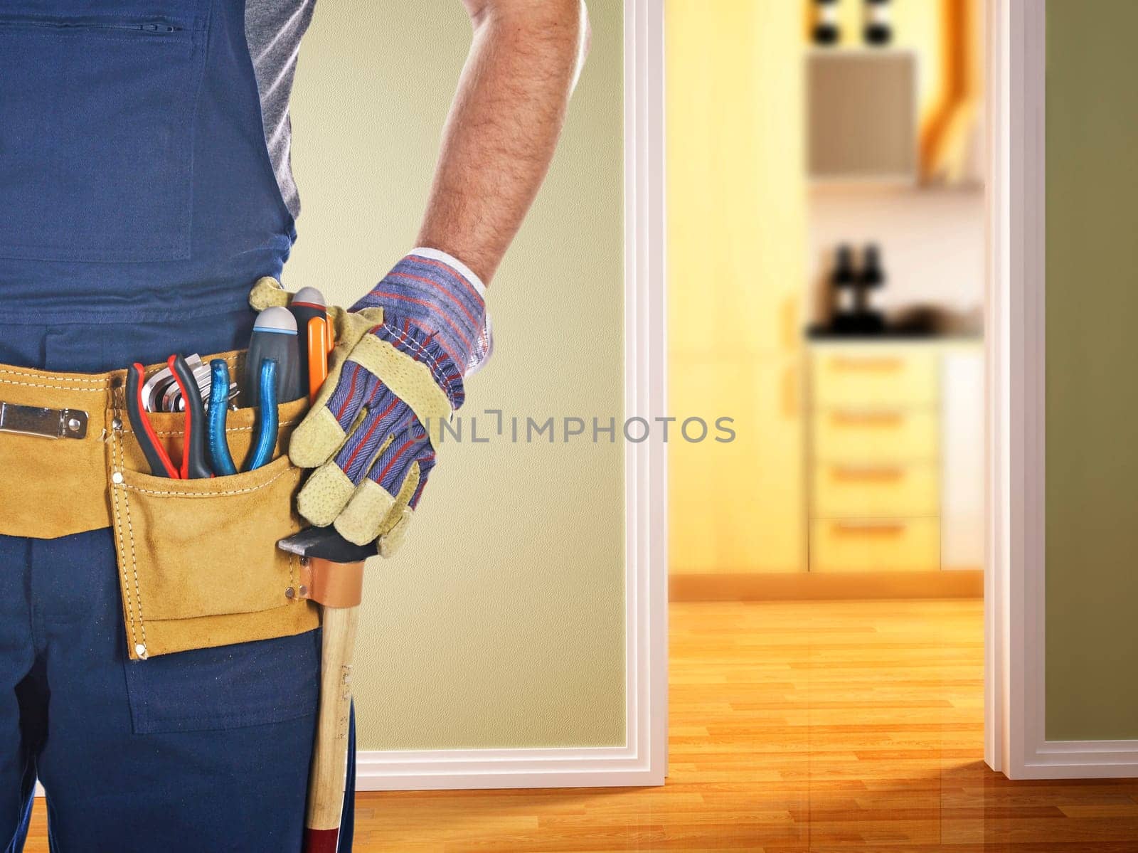 handyman ready for work