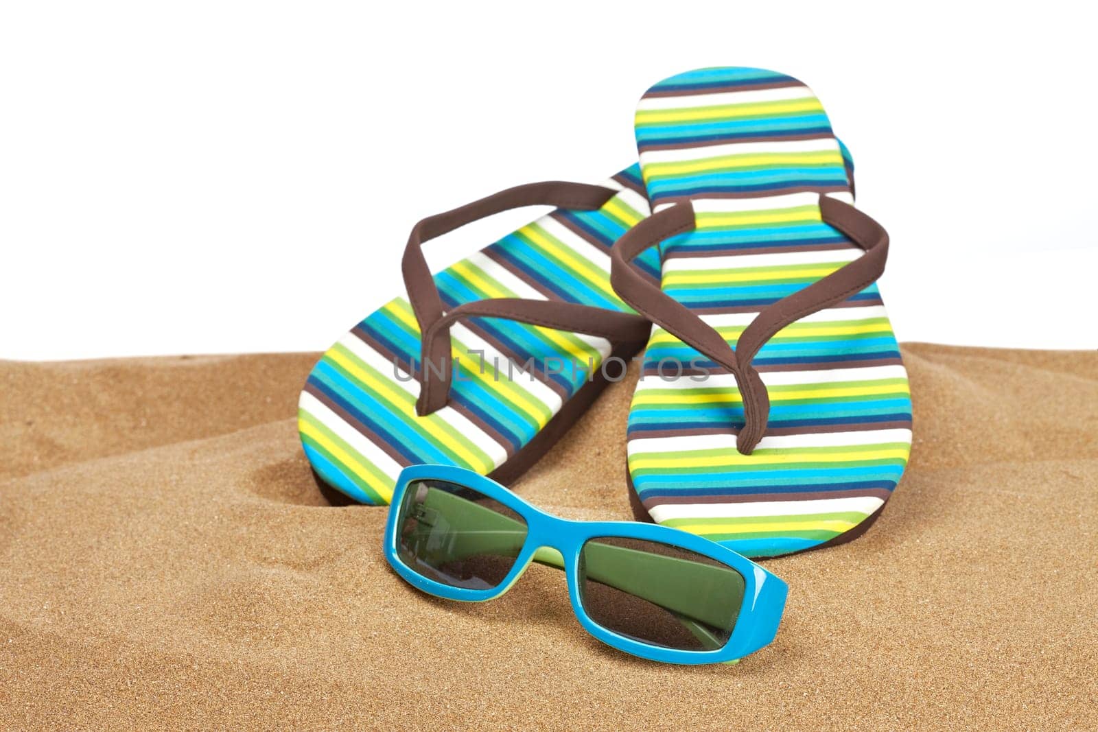 Flipflops on the sand