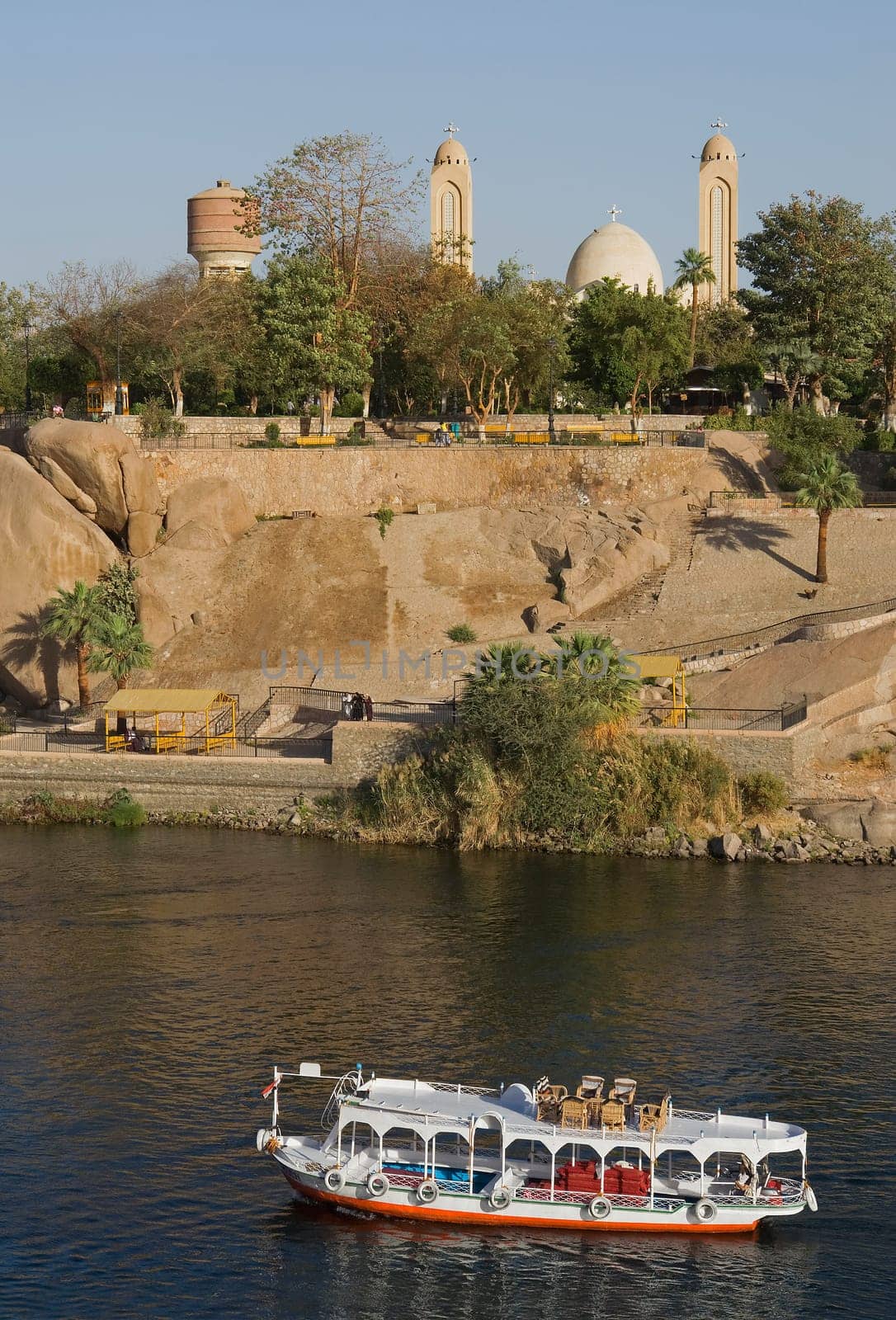 On the Nile near Aswan in Egypt