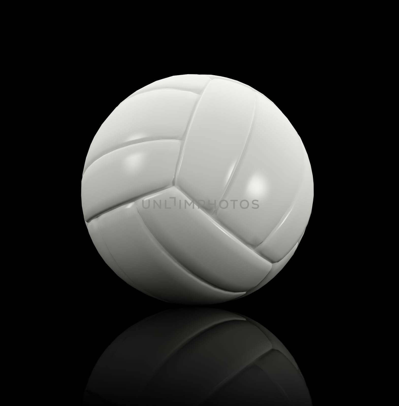 white volley ball