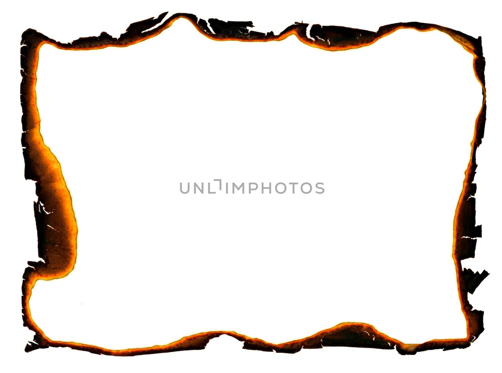 grunge frame - charred edges