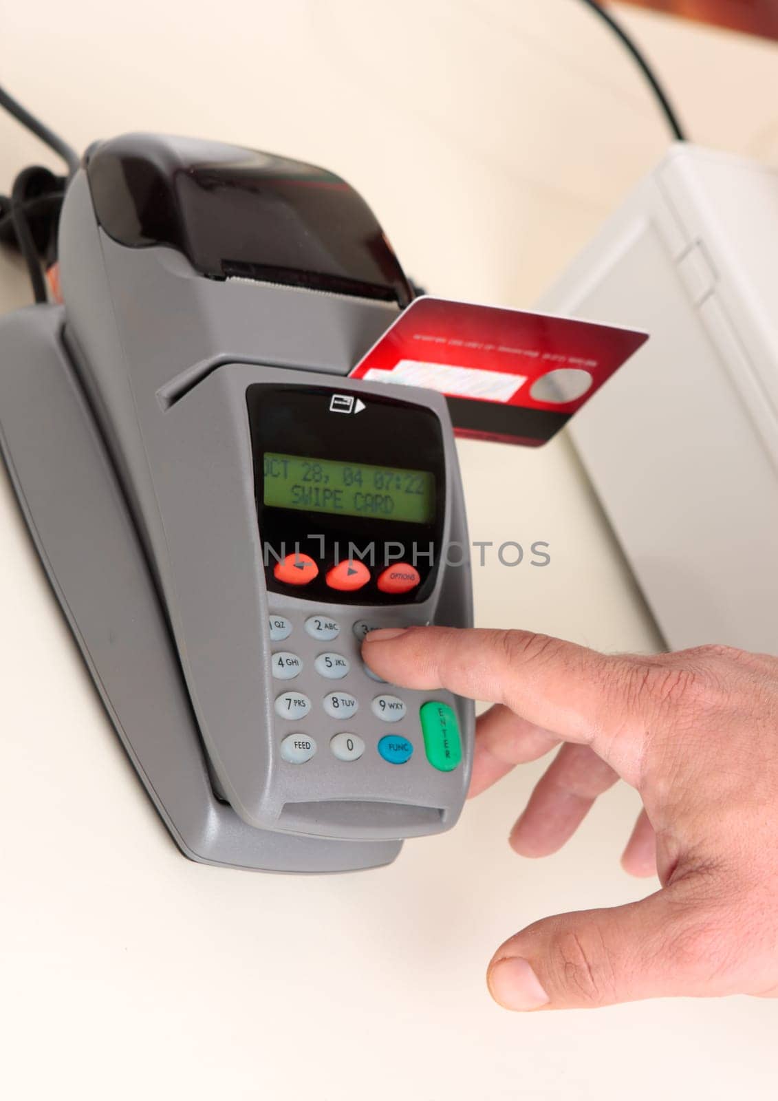 Retail - Credit or debit card transaction