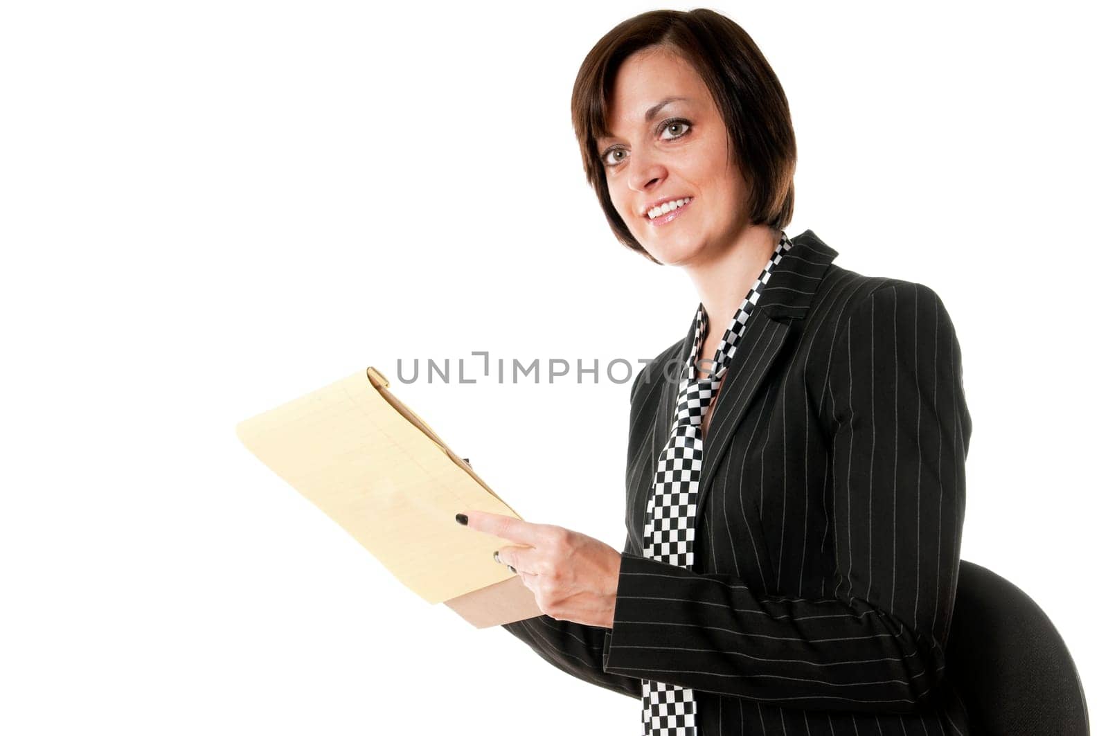 secretary writing