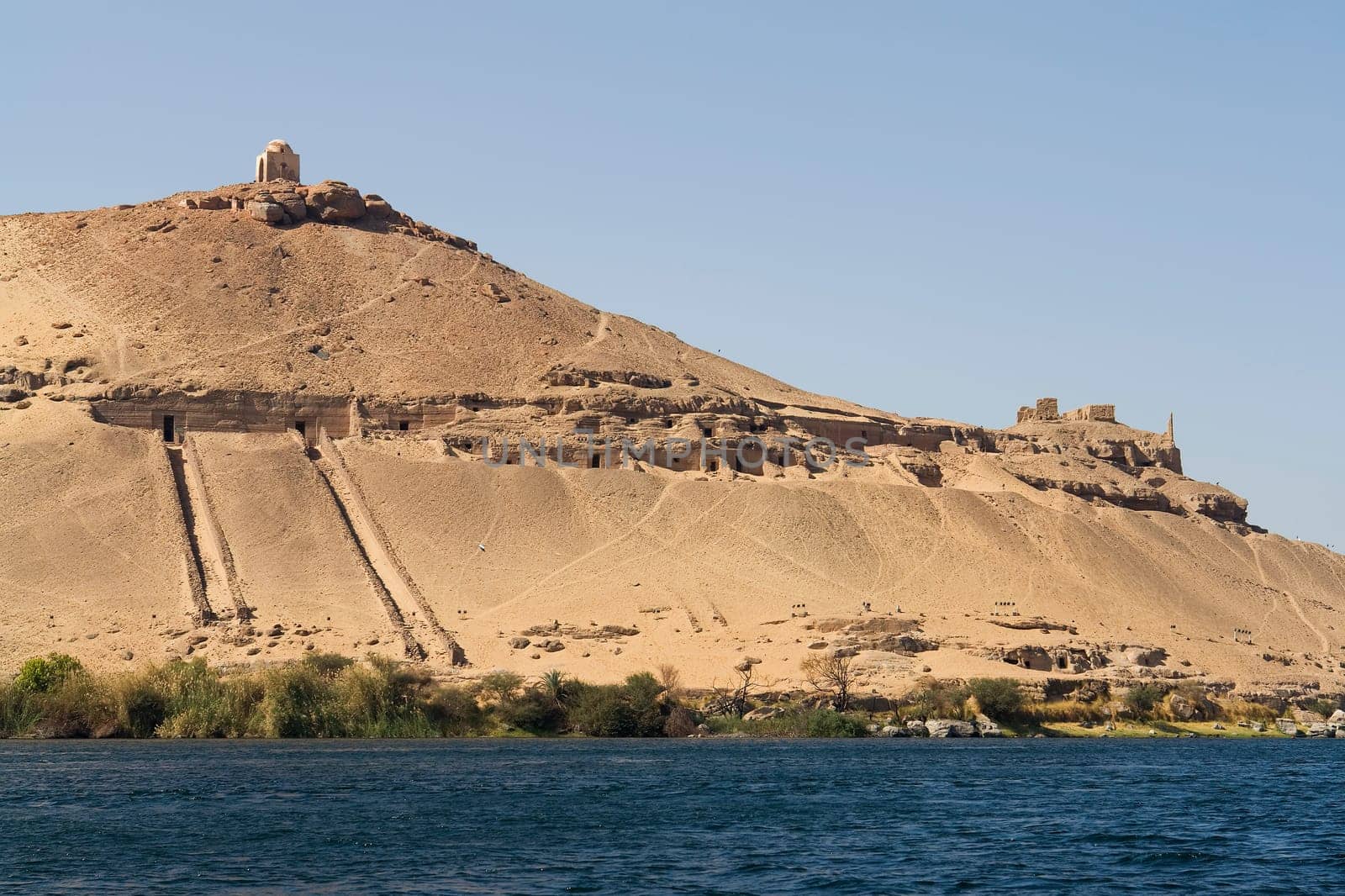 On the Nile near Aswan in Egypt
