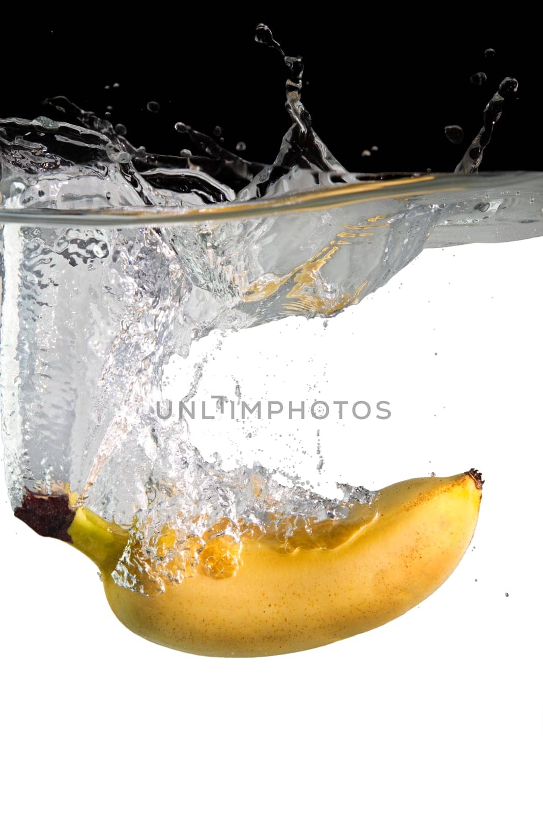 Banana in water