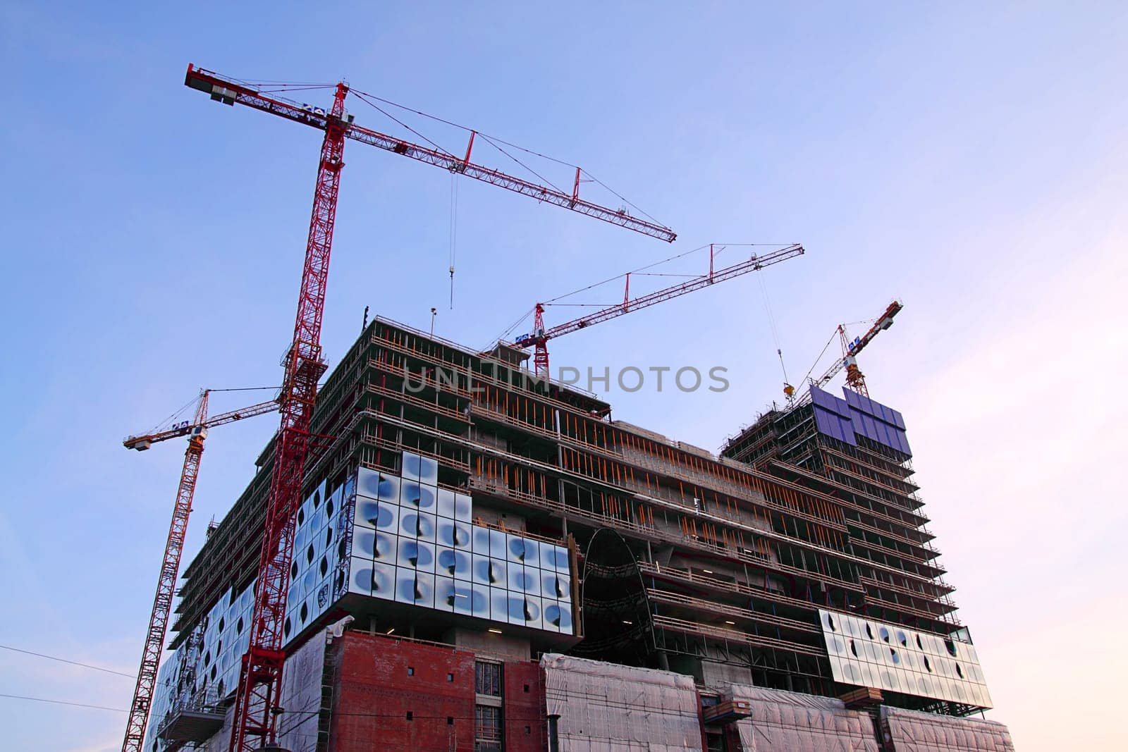 Hamburg Hafencity - Elbphilharmonie construction site