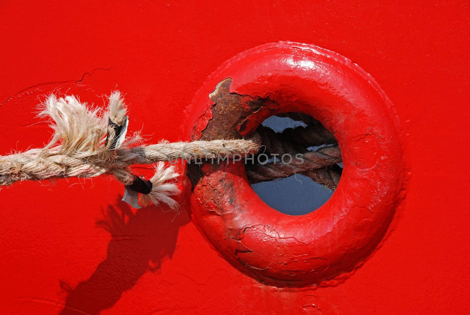 red ship's wall
