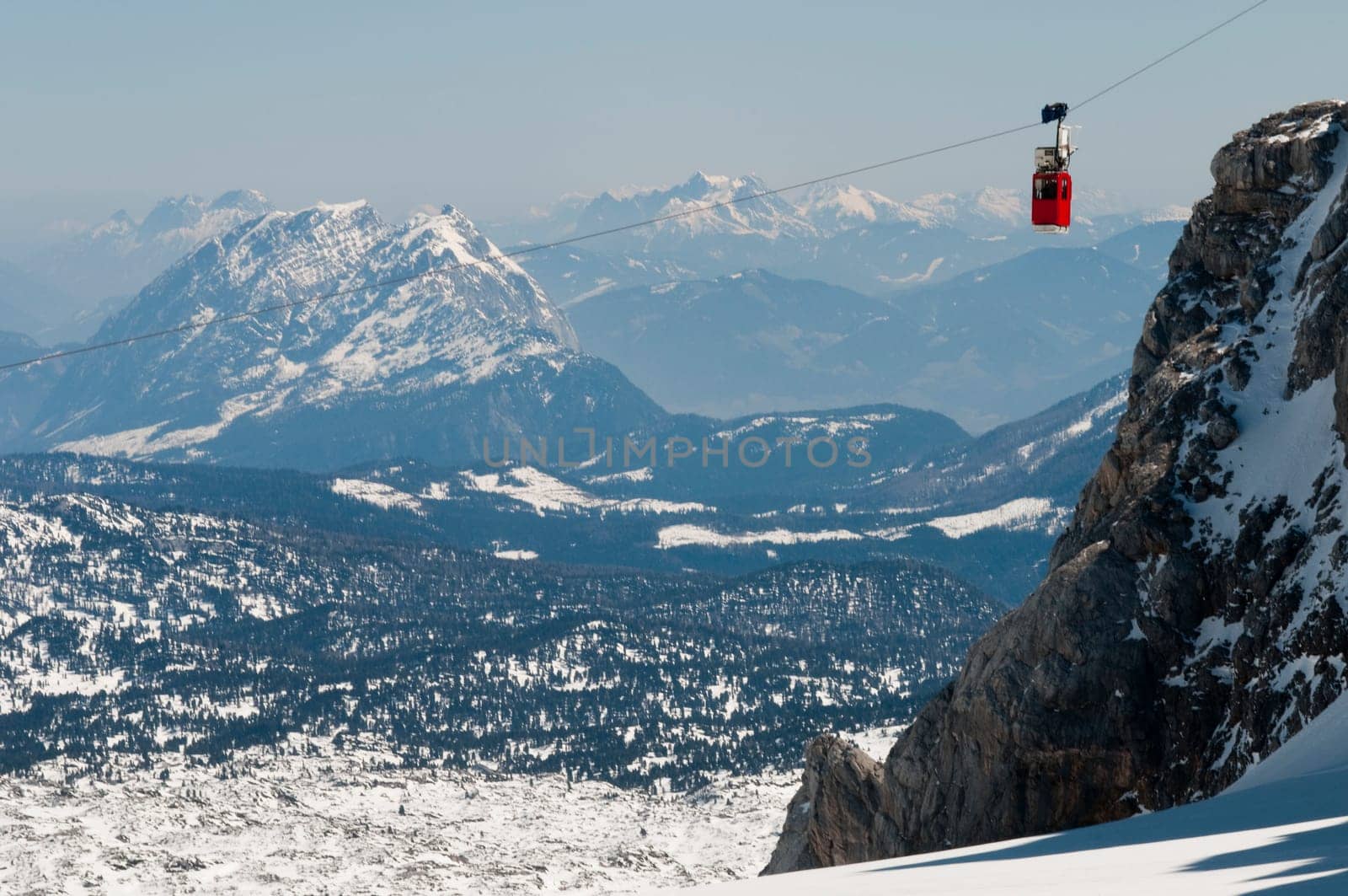 Cable car on the Dachstein