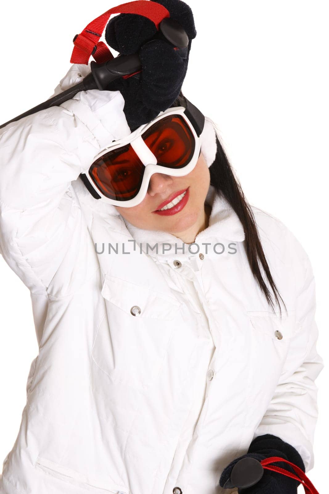 Beautiful Female Skier