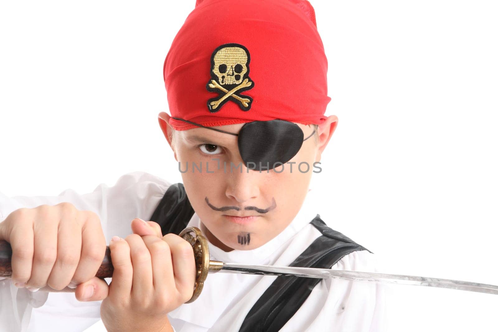 Pirate holding sword