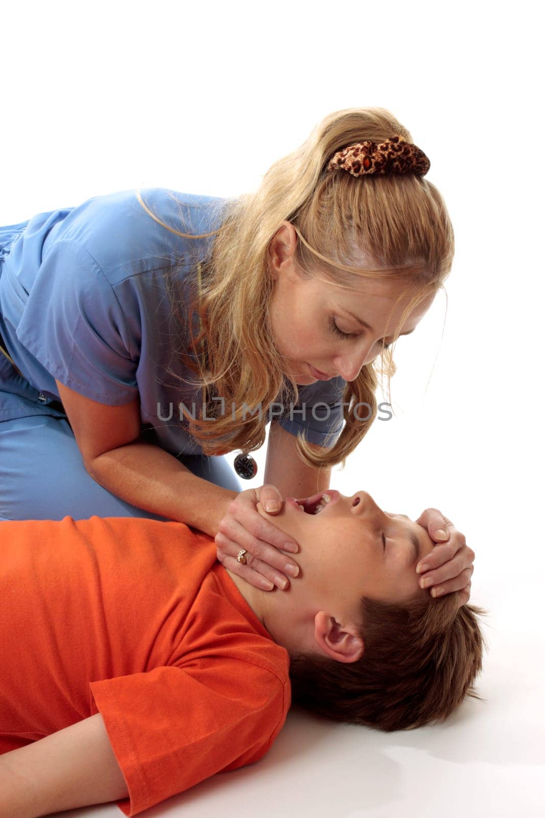 Resuscitation of a boy