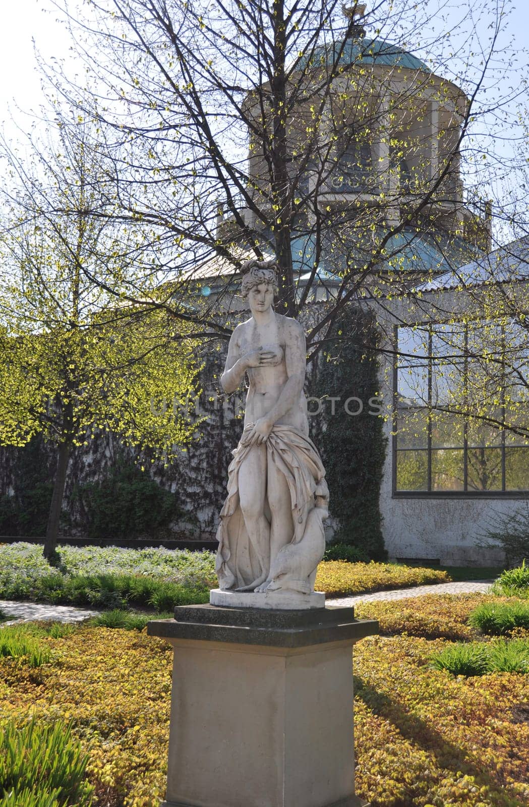 Stone bust in Stuttgart park