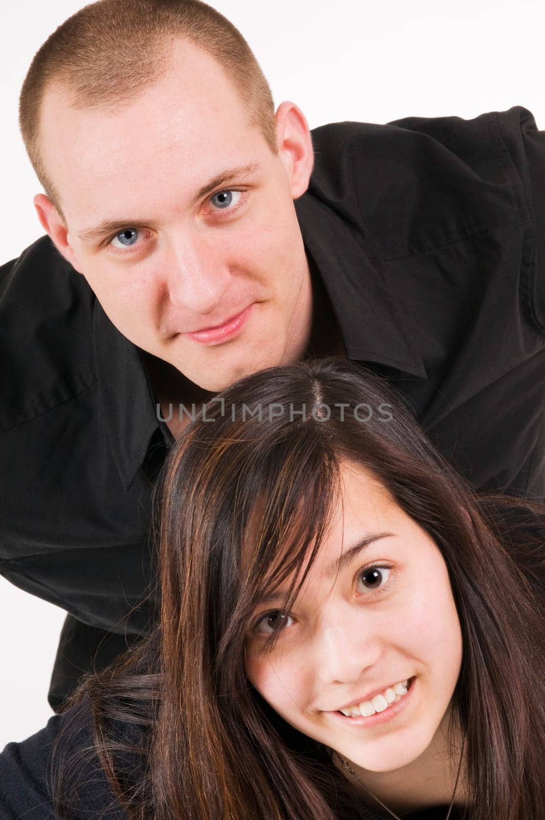 stacked young couple