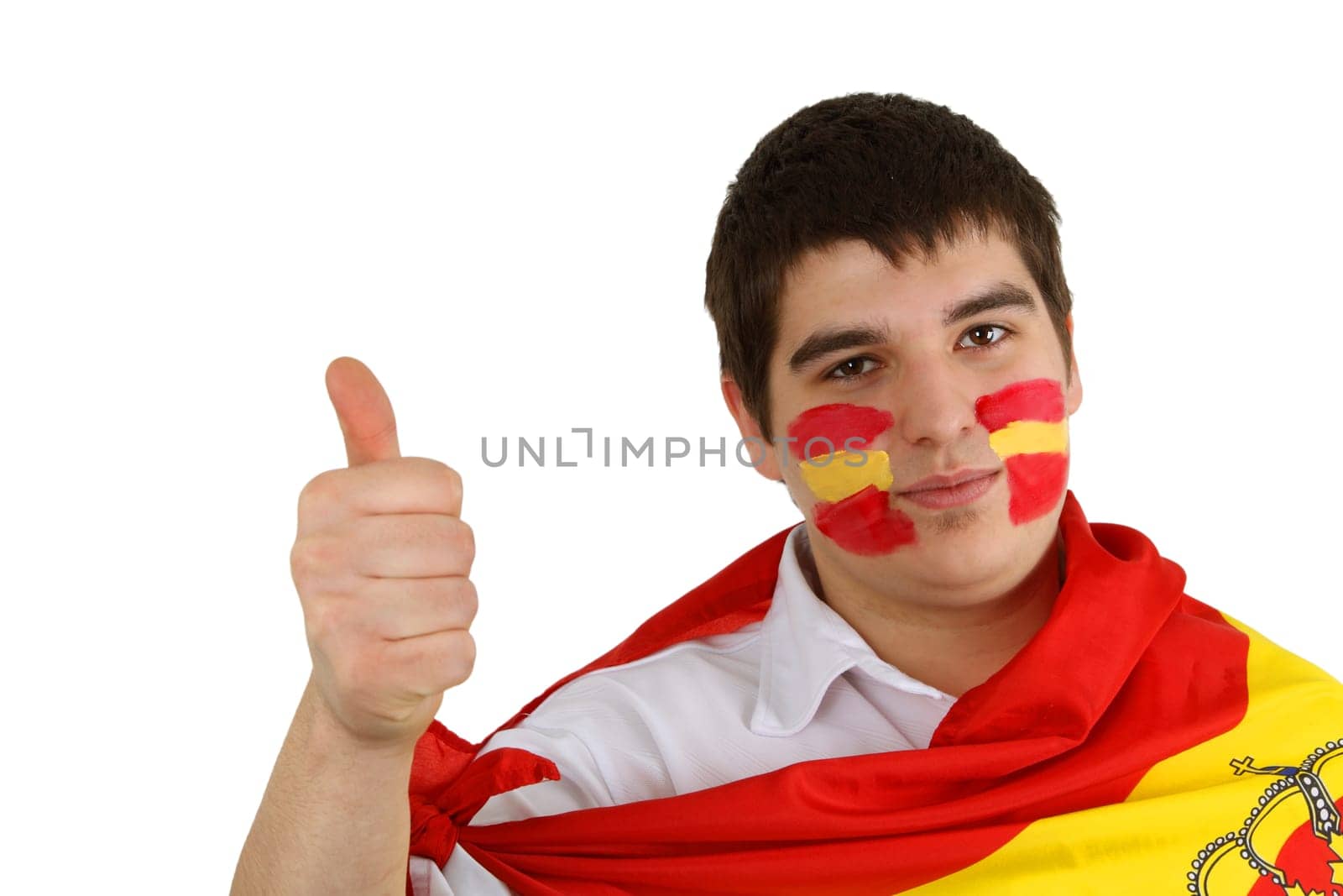 Spanish football fan