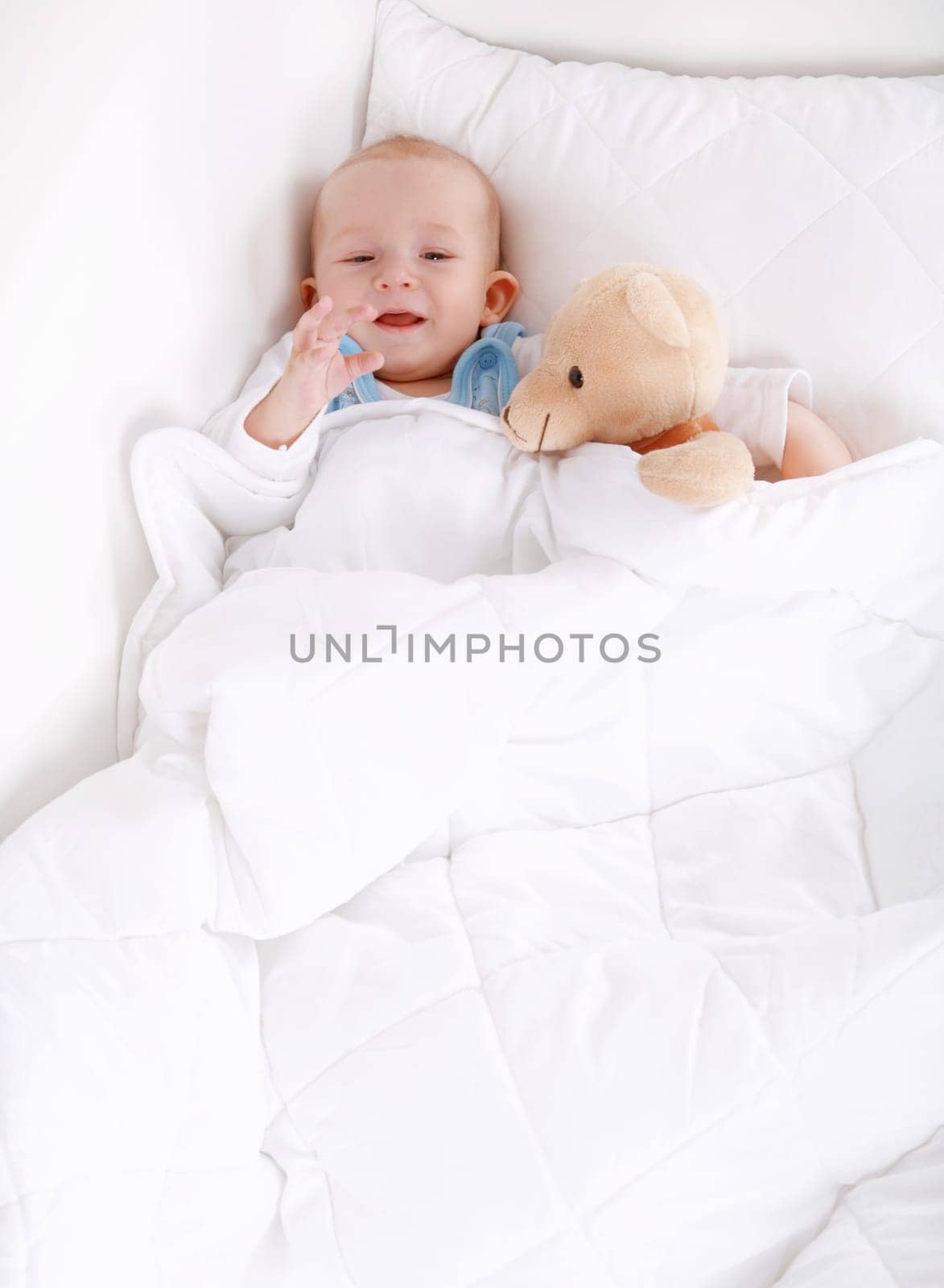 Baby with teddy
