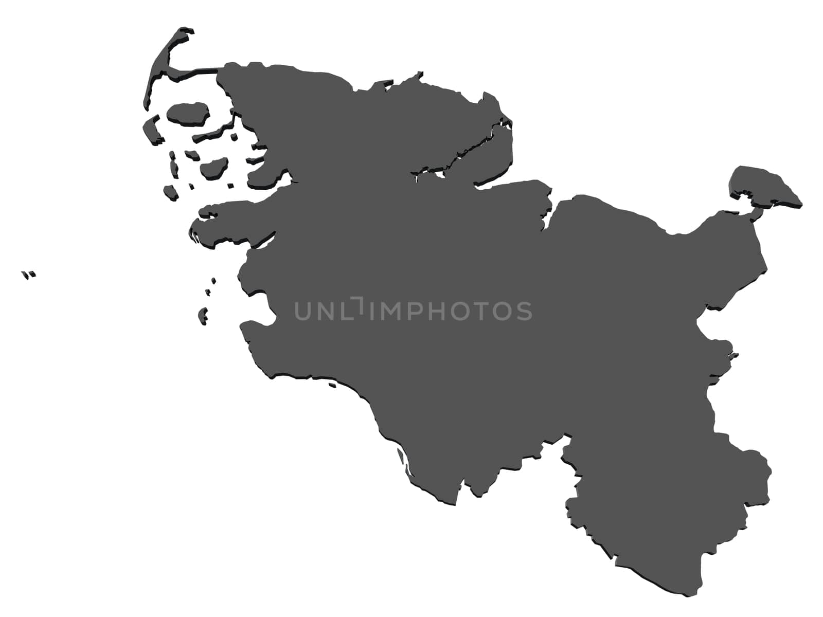 Map of Schleswig Holstein