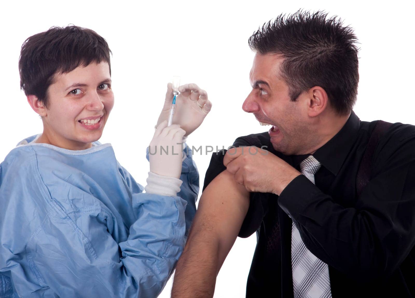 Scared patient