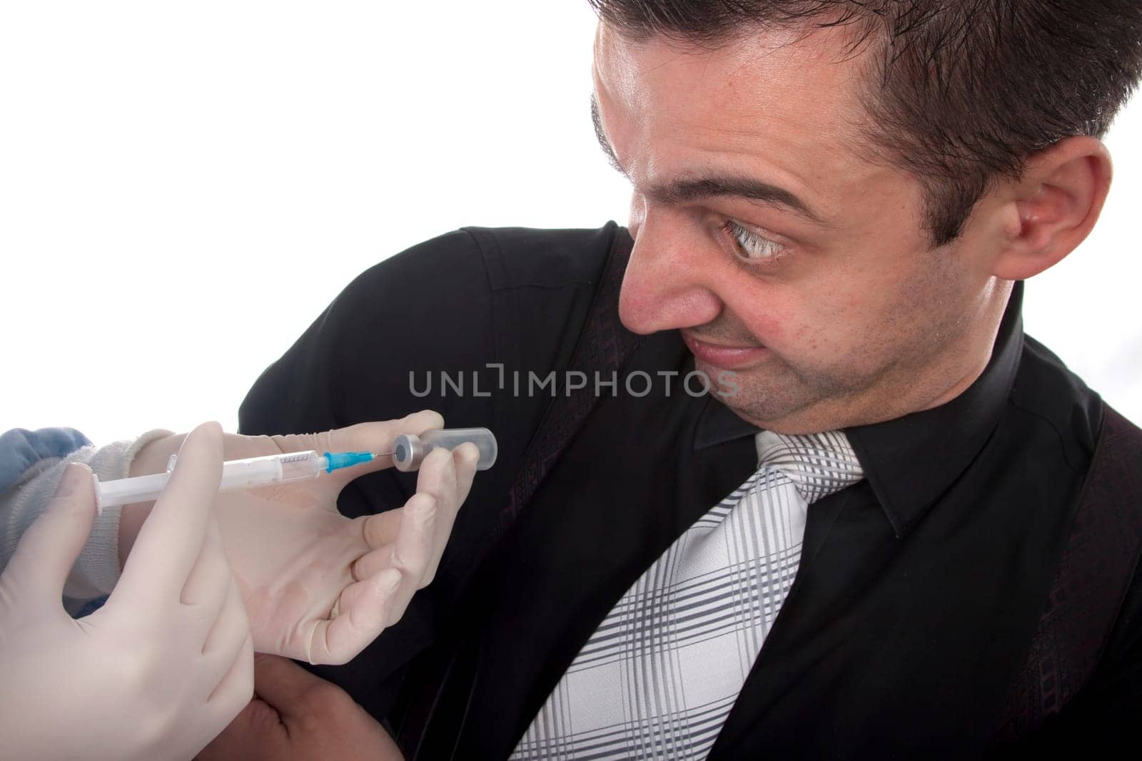 Scared patient
