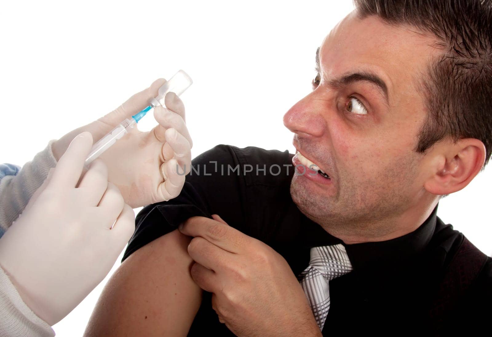 Scared patient