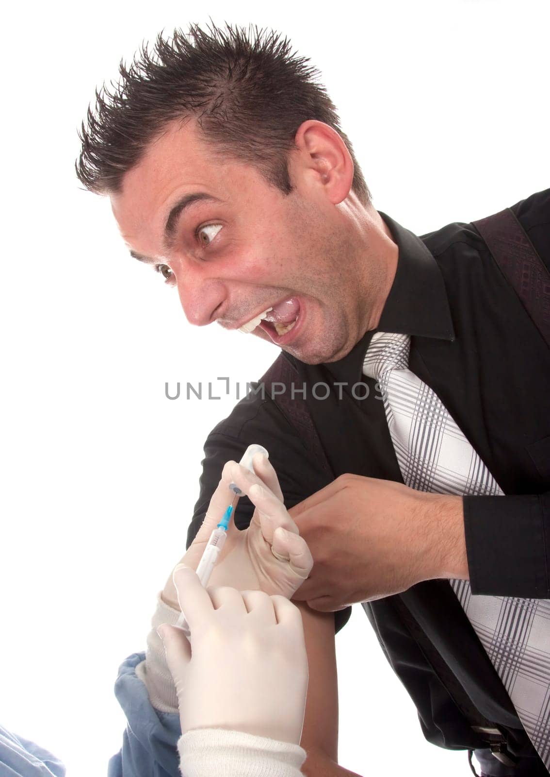 Scared patient