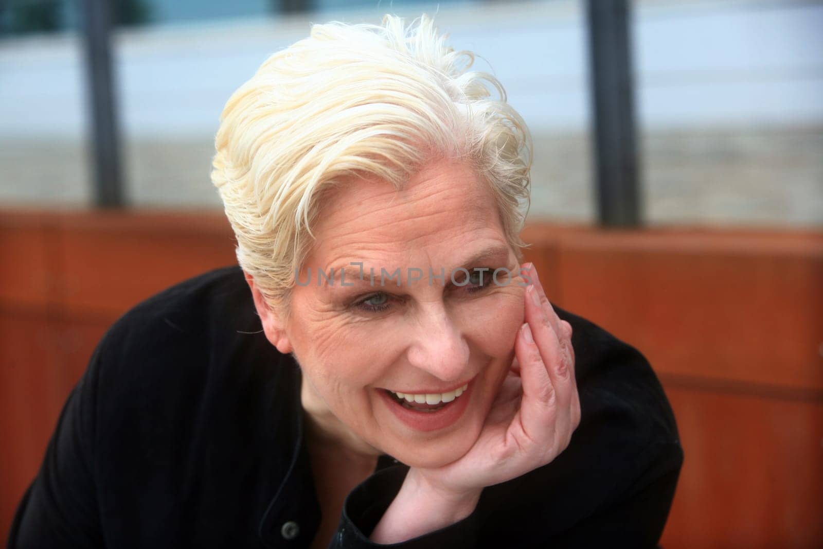 white-haired woman over 50